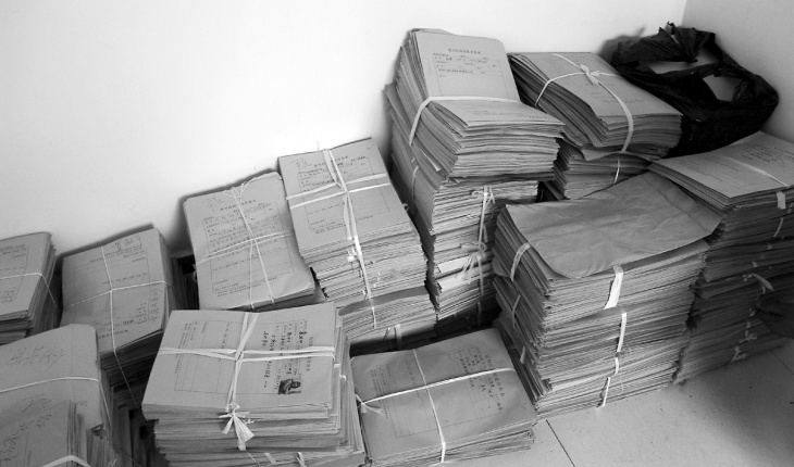 The Long March Project, sample survey form from The Great Survey of Papercuttings in Yuanchuan County (2004)