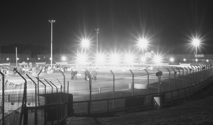 Rod Dickinson, Film Still: Nocturn: The Waco Re-enactment, 2004. C-print.