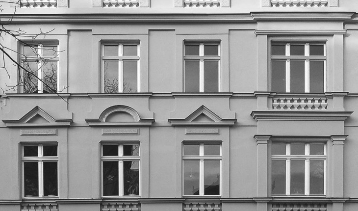 Photograph of a former Jewish School for girls â€” one of the venues of the 4th Berlin Biennial as distributed with the Biennialâ€™s press releases.